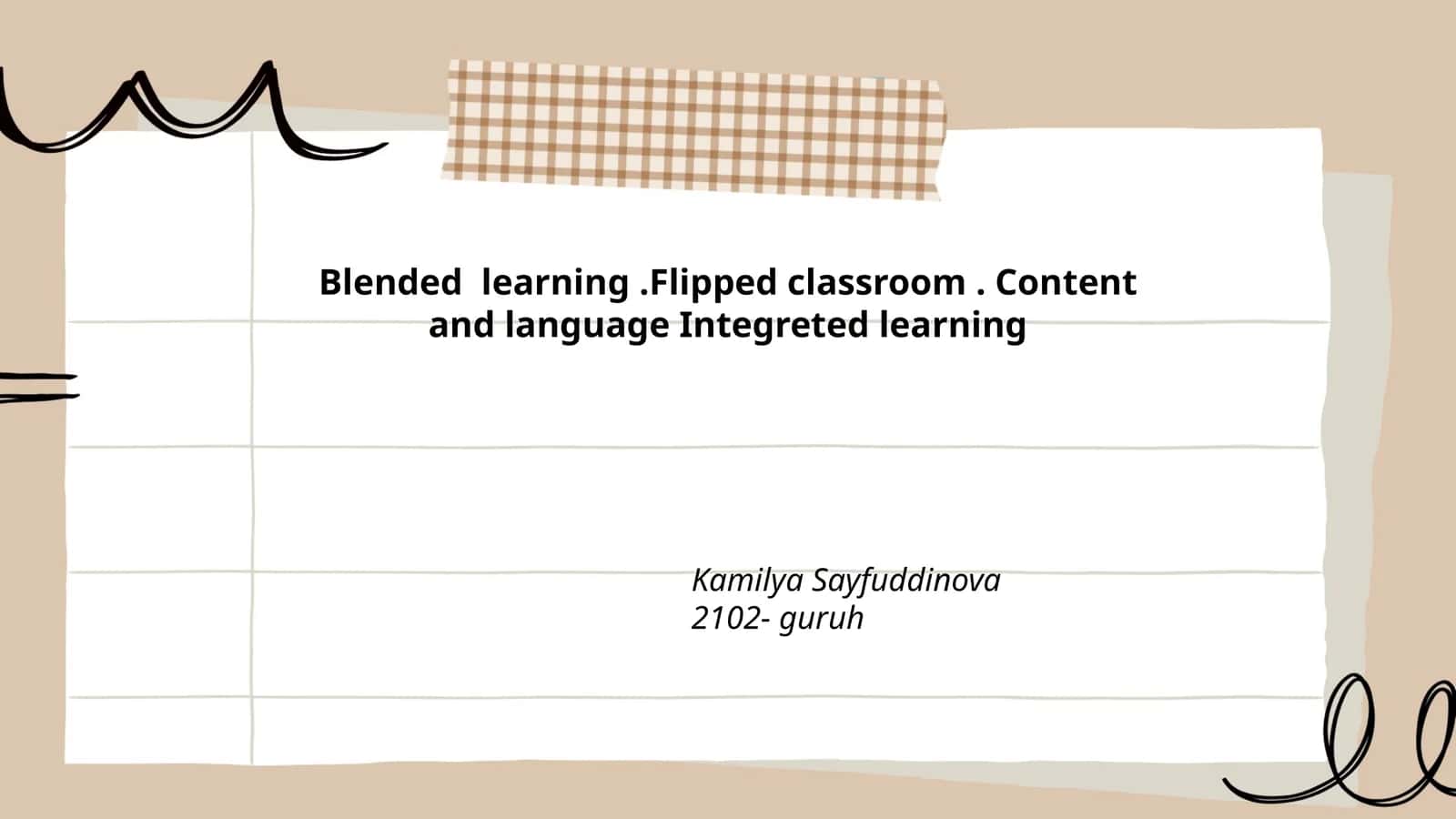 Blended Learning Strategies