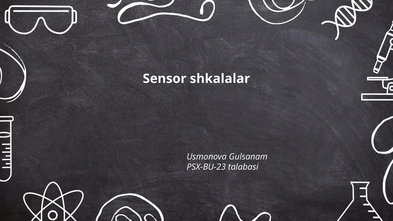 Sensor shkalalar