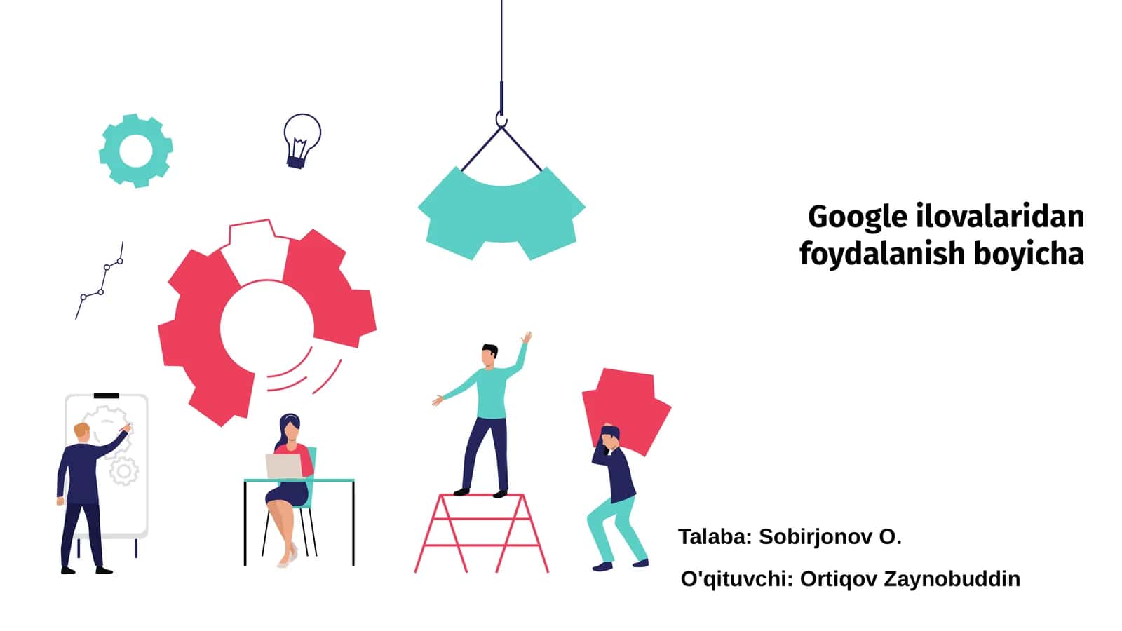 Google ilovalaridan foydalanish boyicha