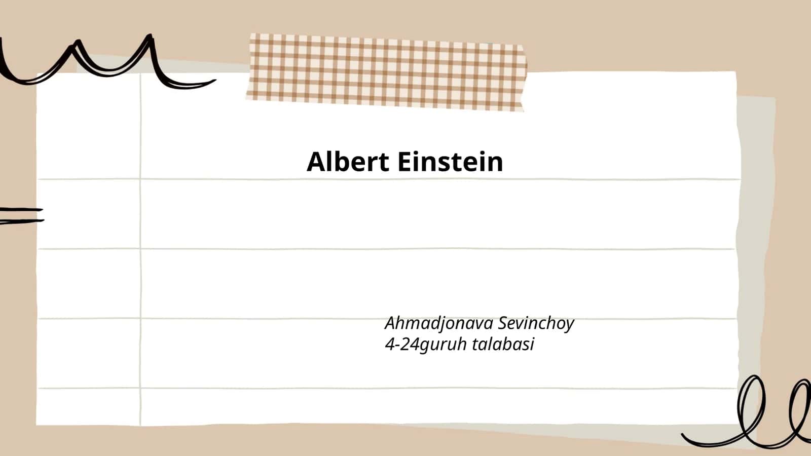 Albert Einstein