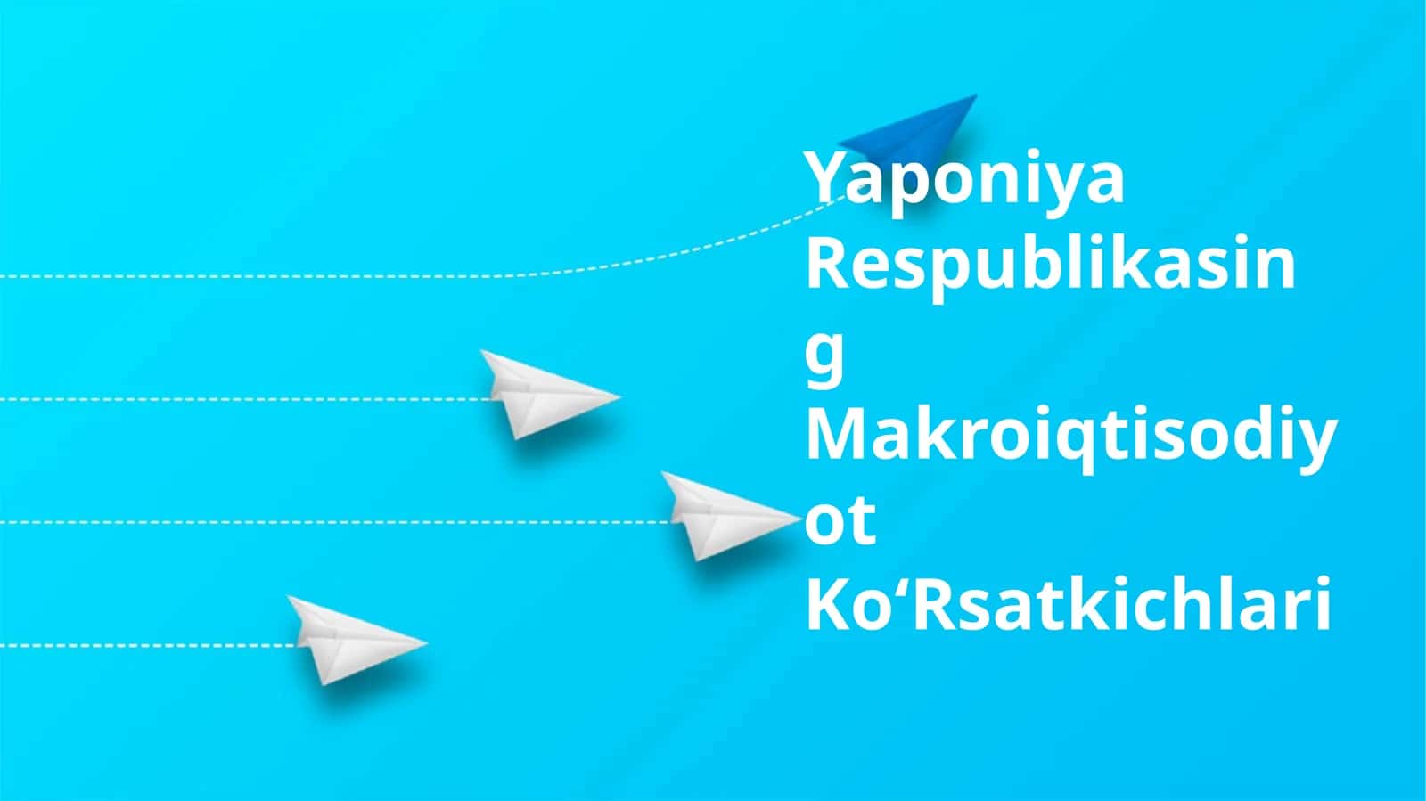 Yaponiya Respublikasing Makroiqtisodiyot KoʻRsatkichlari