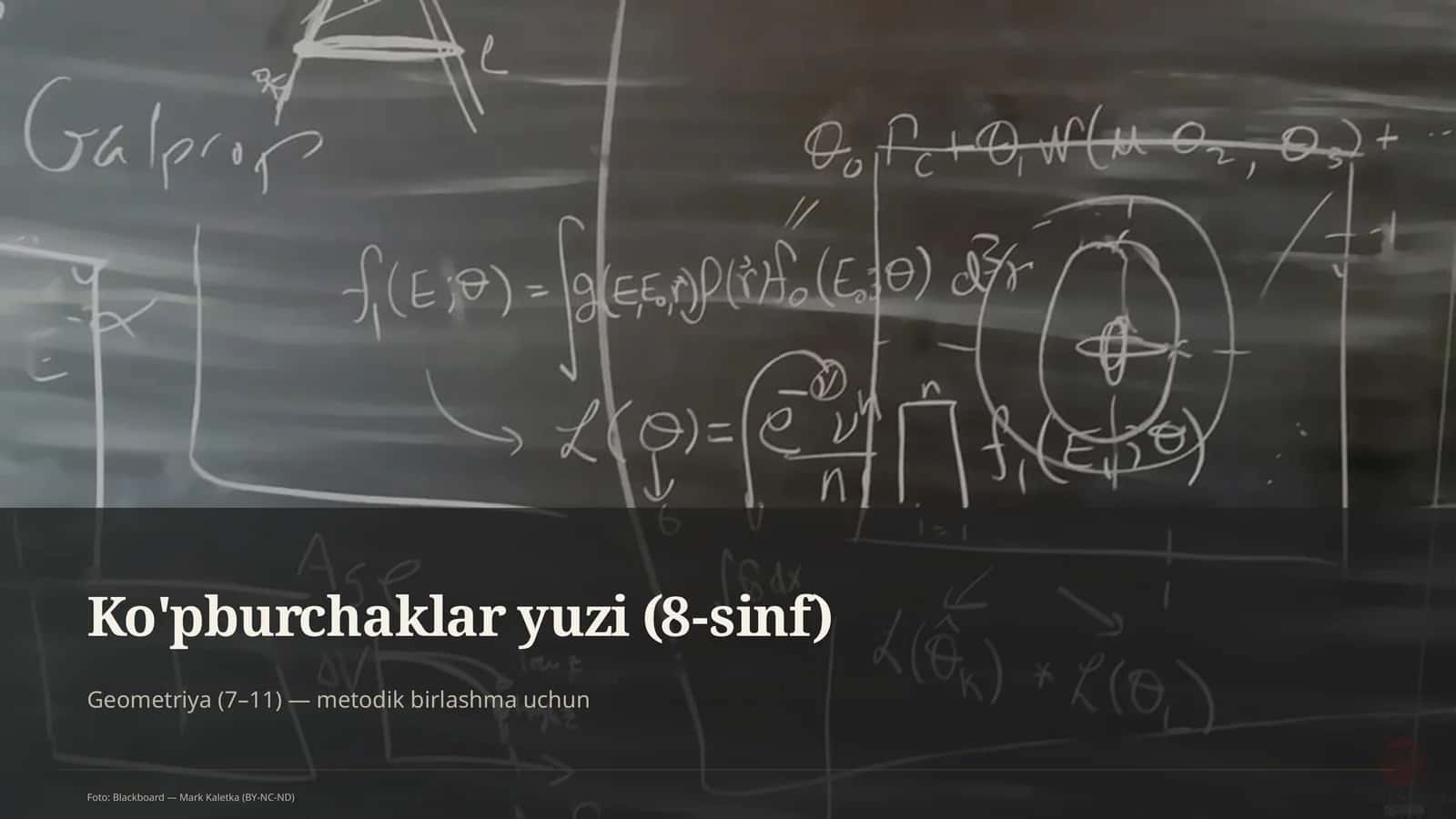 Ko'pburchaklar yuzi (8-sinf)