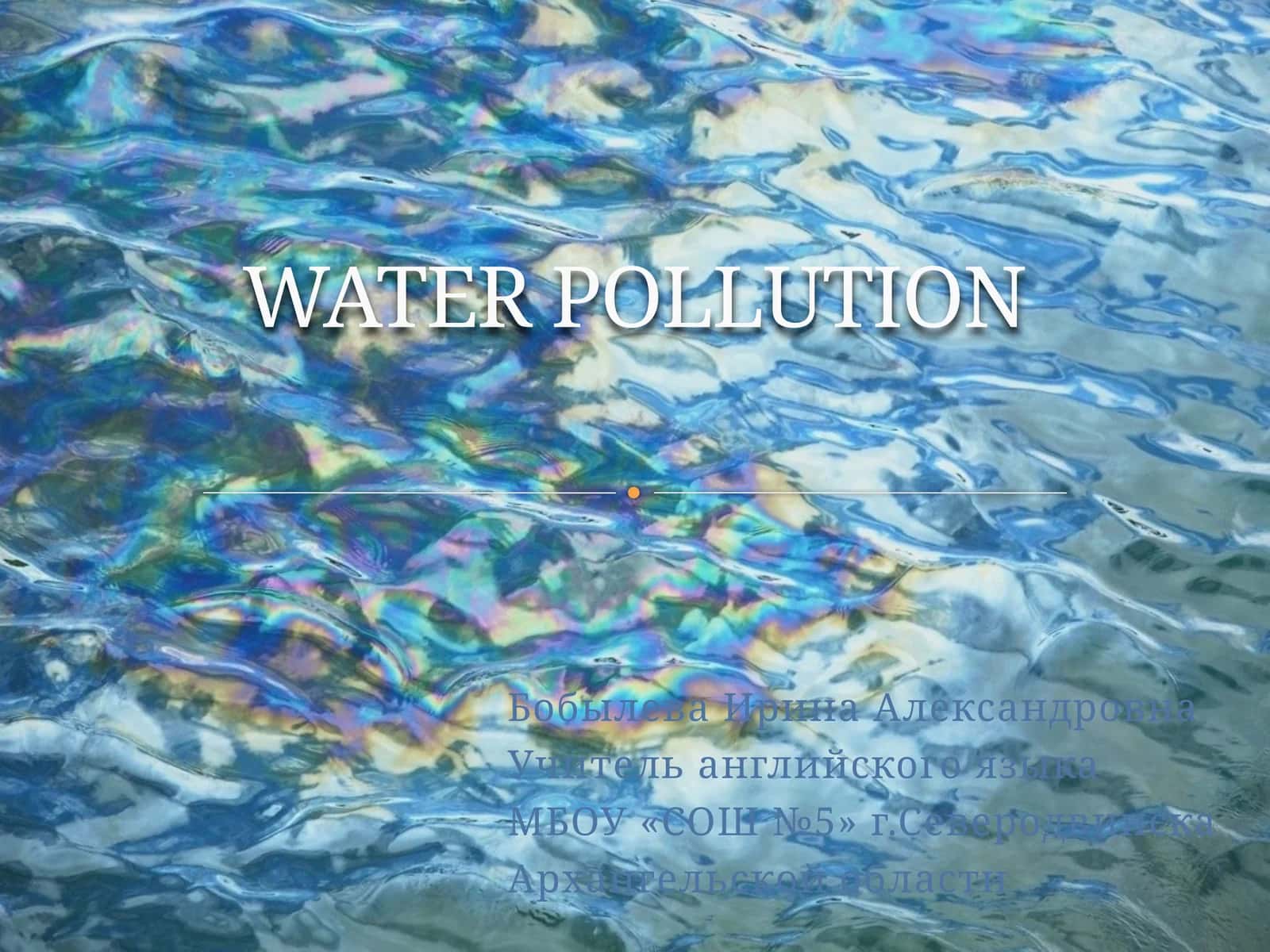 WATER POLLUTION