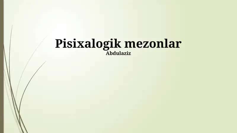 Pisixalogik mezonlar