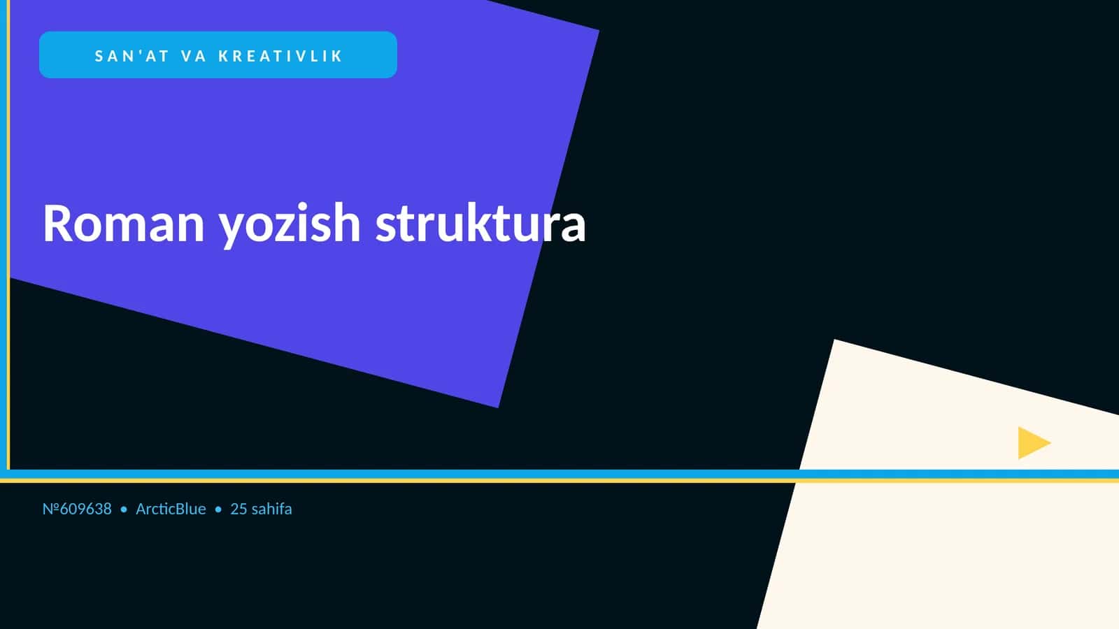 Roman yozish struktura