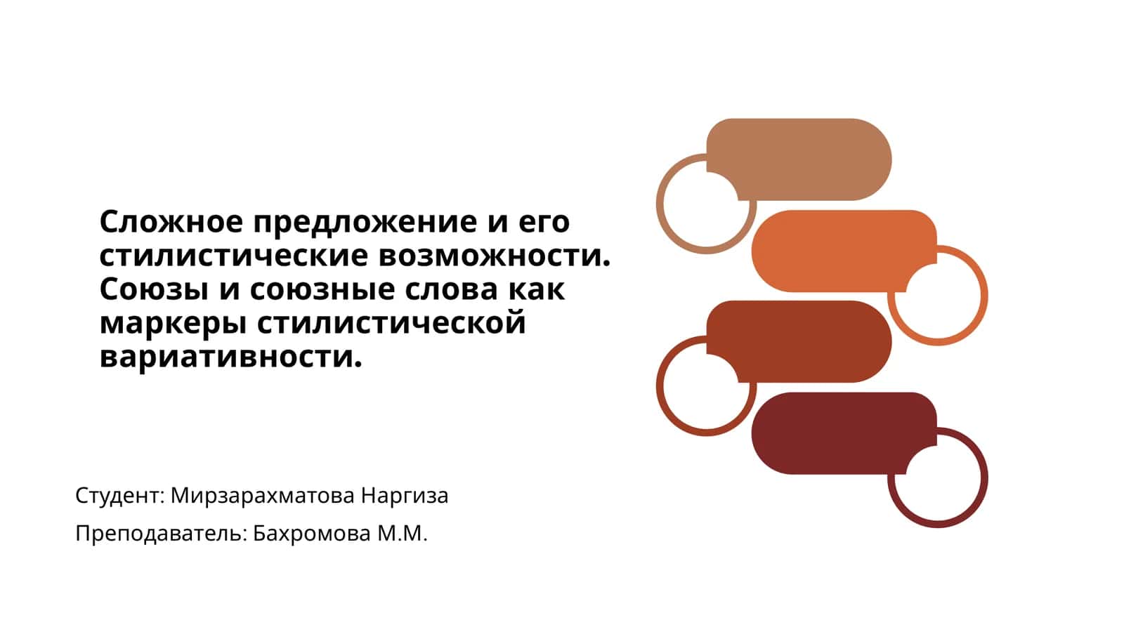 Сложное предложение и его стилистические возможности