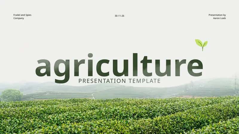Agriculture