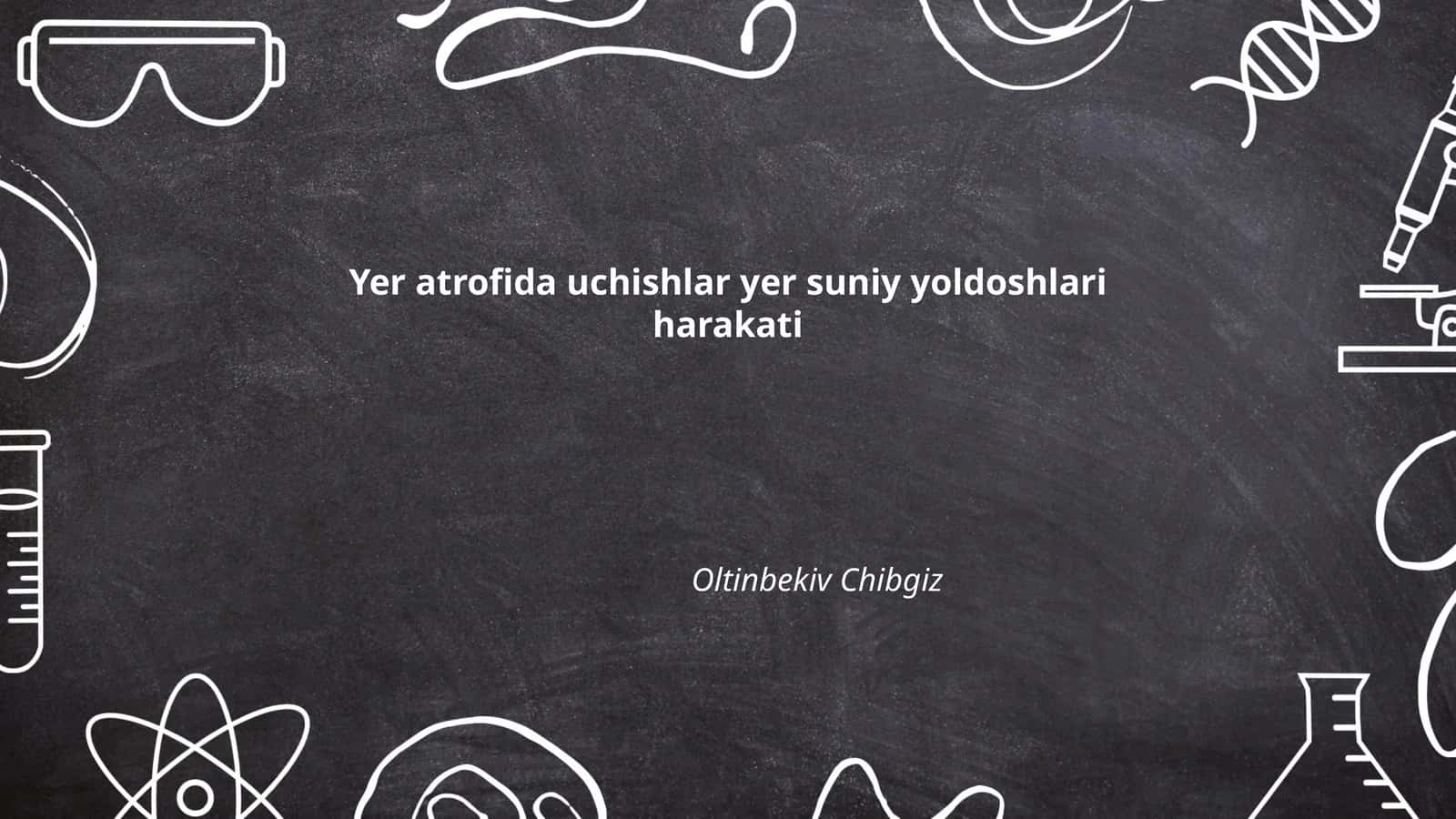 Sun'iy yo'ldoshlar turli orbitalarda harakatlanadi