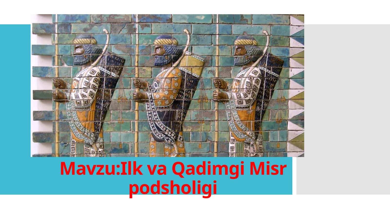 Ilk va Qadimgi Misr podsholigi