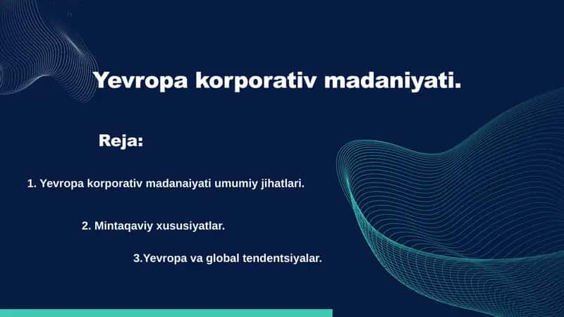 Yevropa korporativ madaniyati