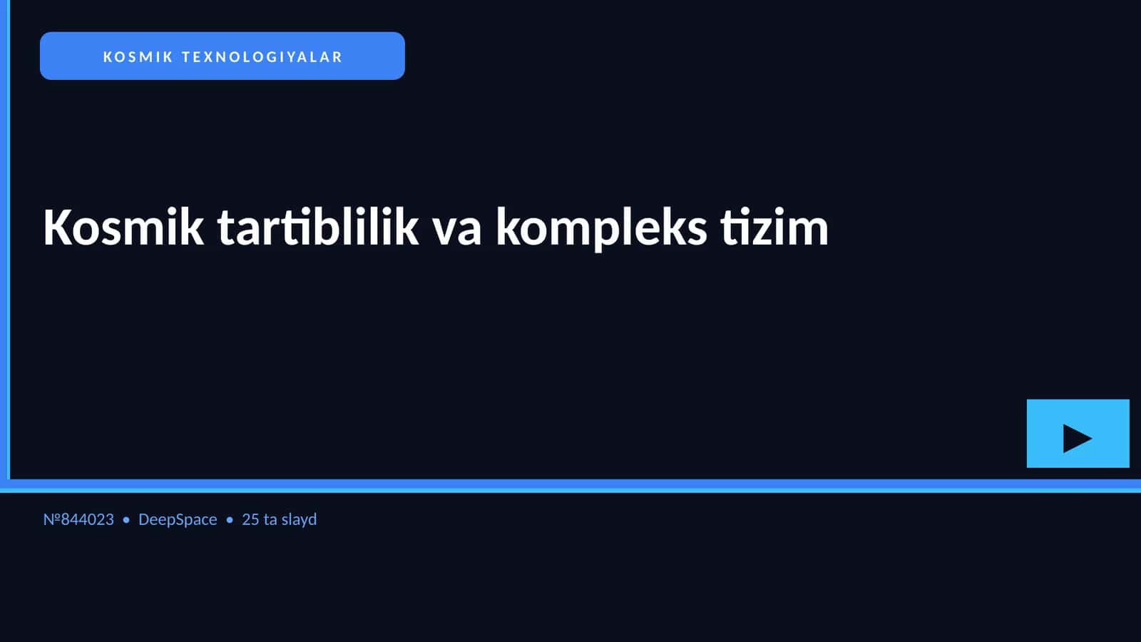 Kosmik texnologiyalar