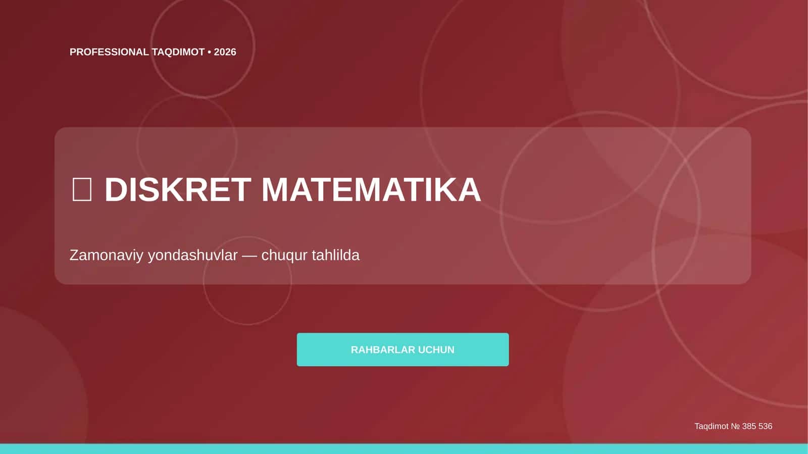DISKRET MATEMATIKA