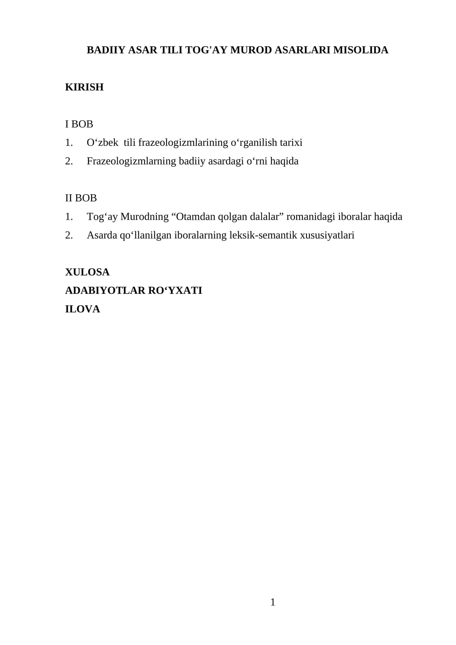 O‘zbek tili frazeologizmlarining o‘rganilish tarixi