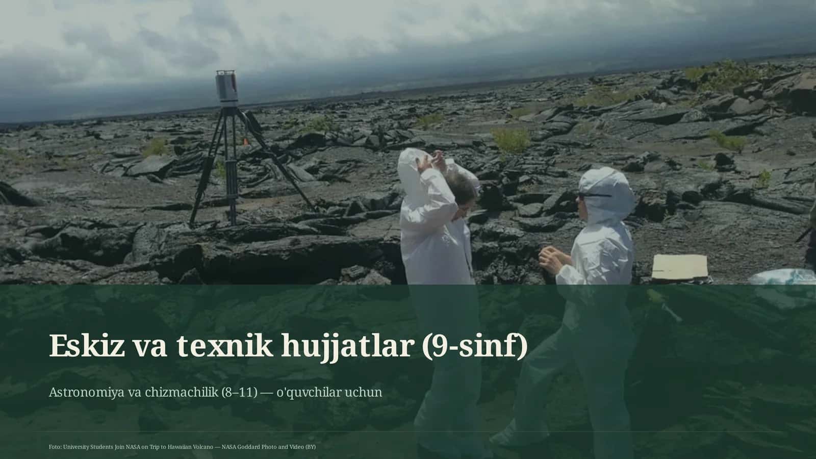 Eskiz va texnik hujjatlar (9-sinf)