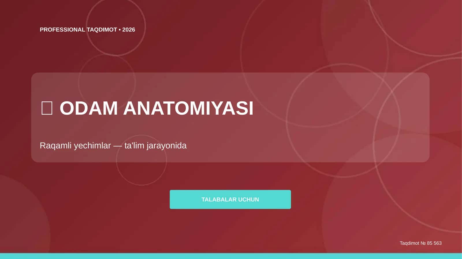 ODAM ANATOMIYASI