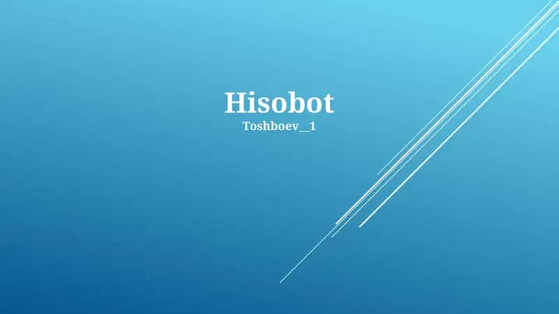 Hisobot