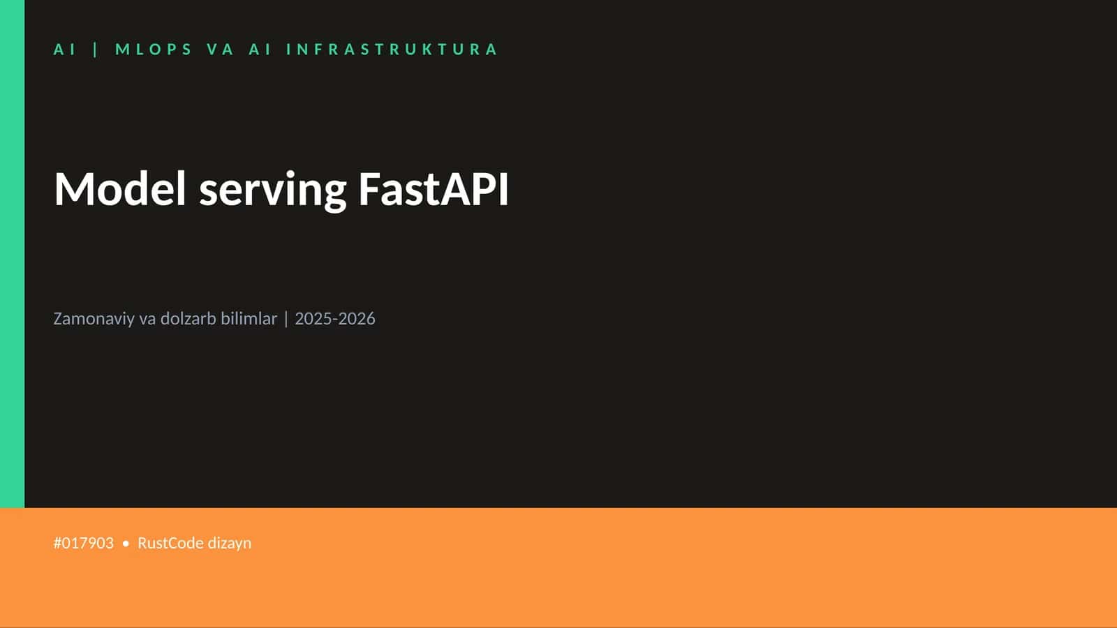 MLOPS VA AI INFRASTRUKTURA