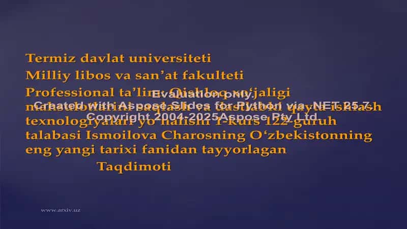 Oʻzbekistonda huquqiy demokratik davlat va fuqarolik jamiyati asoslarining shakllantirilishi