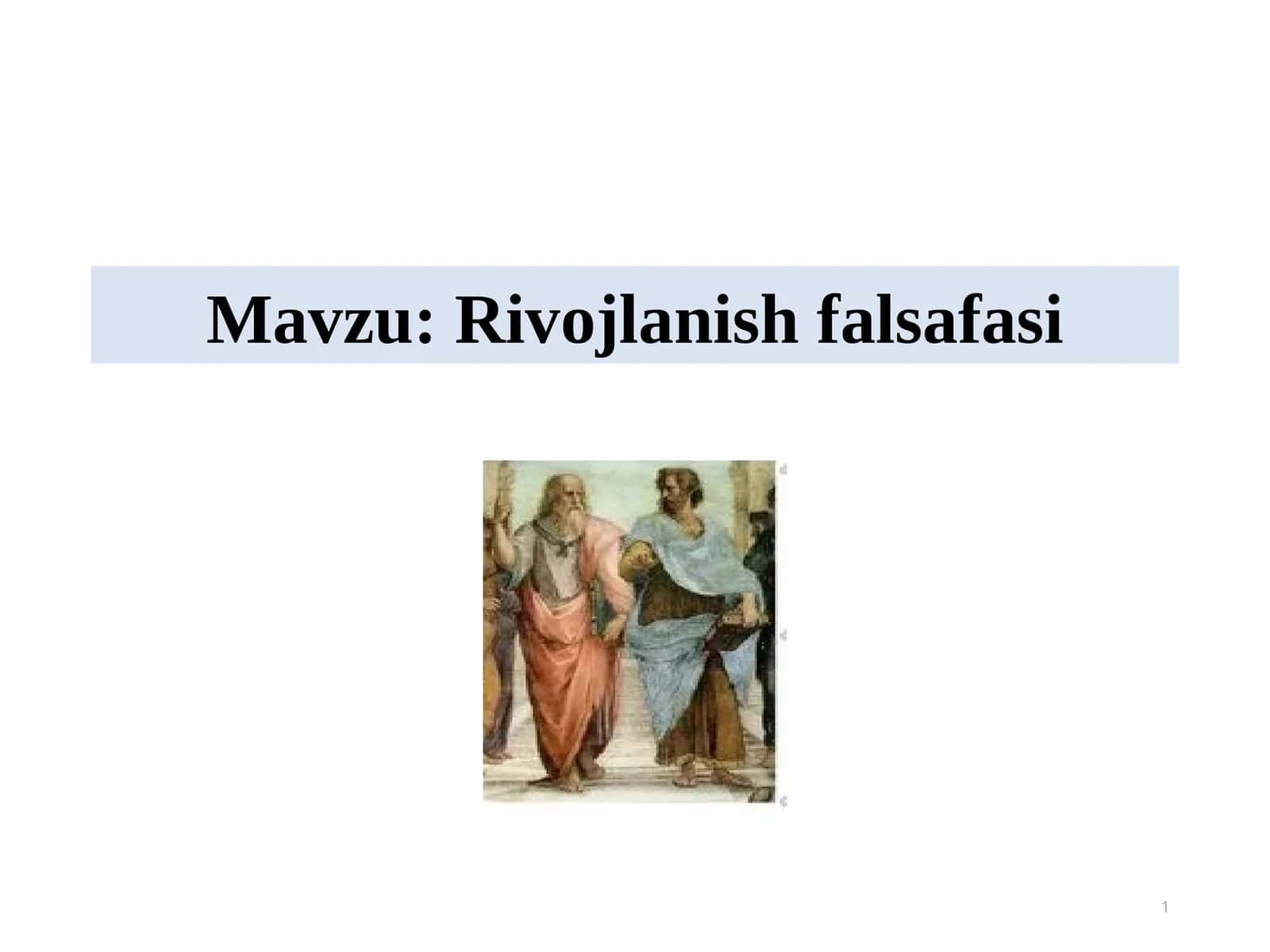 Rivojlanish falsafasi