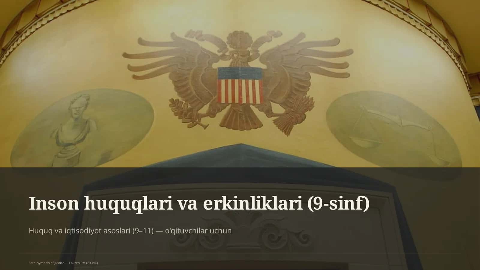 Inson huquqlari va erkinliklari (9-sinf)