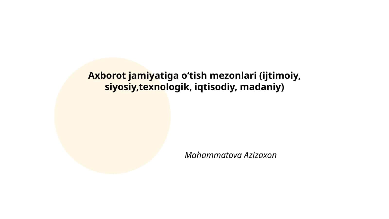 Raqamli savodxonlik va axborot madaniyati
