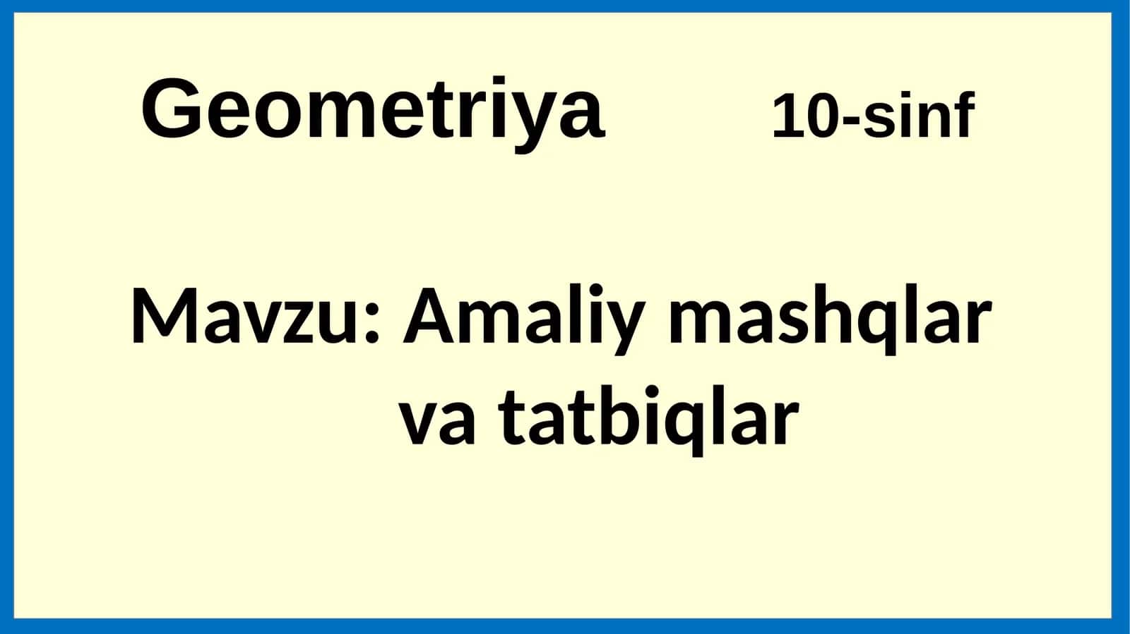 Geometriya10-sinf