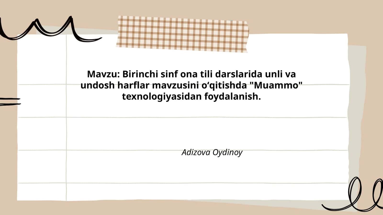 She'r asarlarining o'qitishda amaliyoti