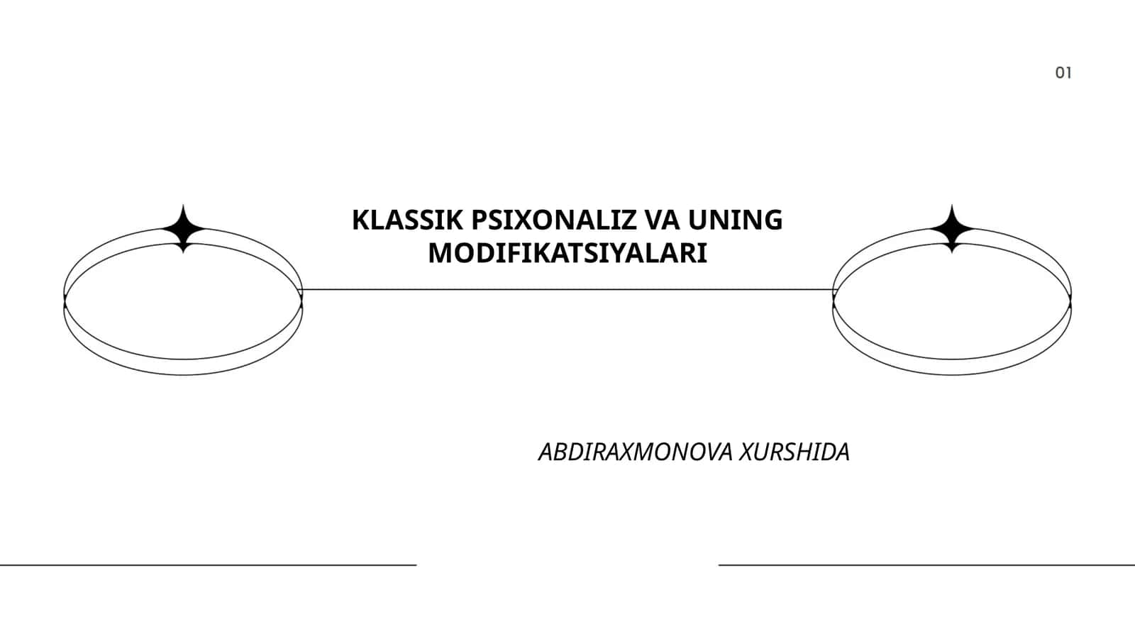 KLASSIK PSIXONALIZ VA UNING MODIFIKATSIYALARI