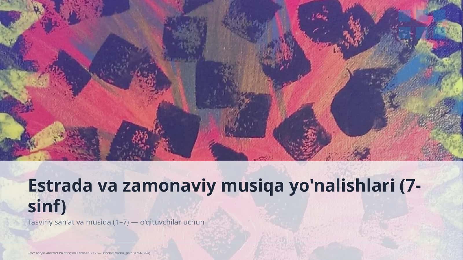 Tasviriy san'at va musiqa (1–7)