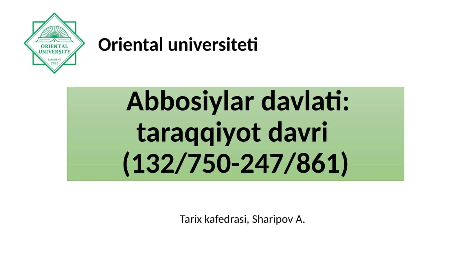 Ilko’ntaxalifadavri(750-862yy.)