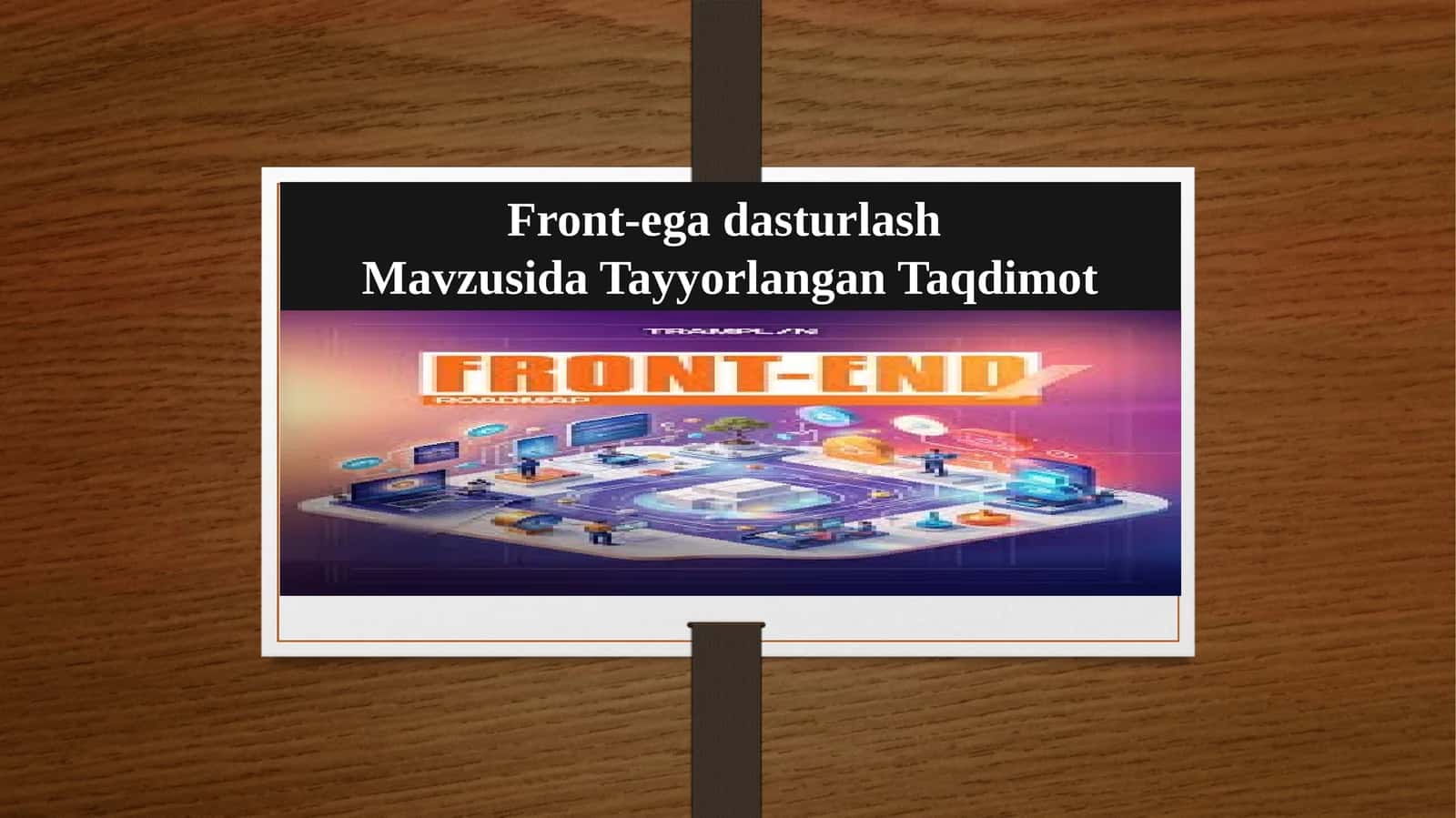 Front-egadasturlash