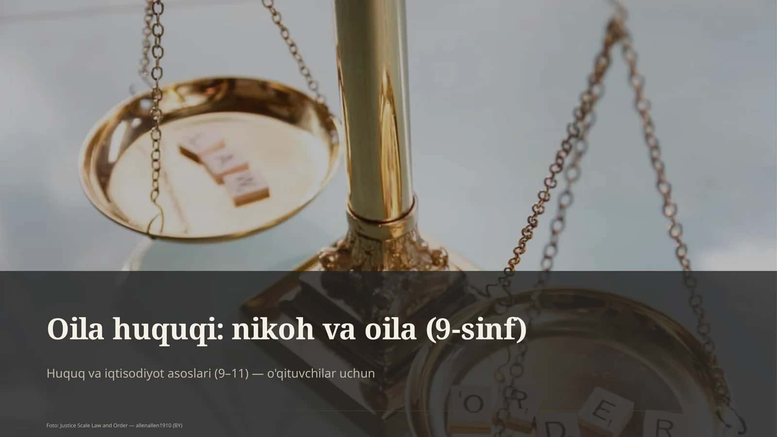 Huquq va iqtisodiyot asoslari (9-11)