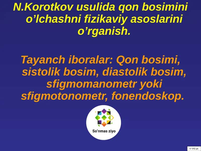 Tomirdagi qon bosimini o‘lchashning usullari