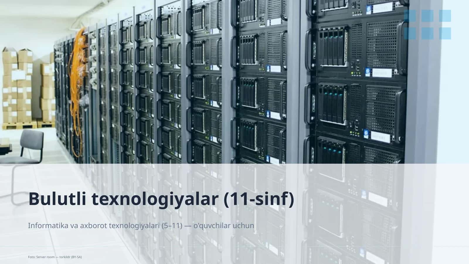 Bulutli texnologiyalar (11-sinf)