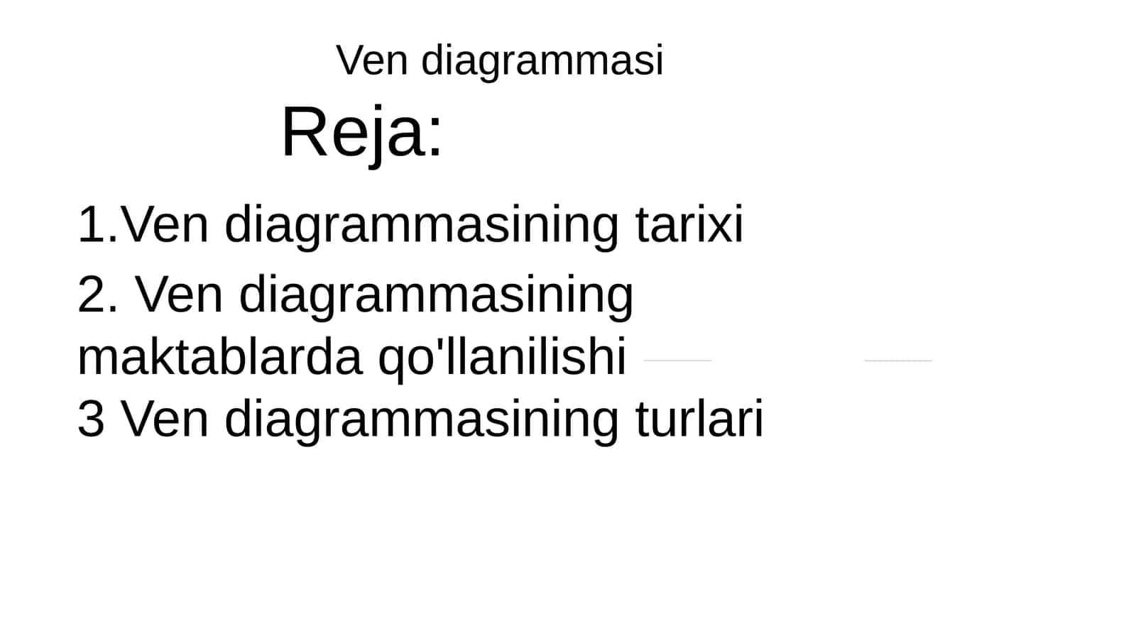 Ven diagrammasi