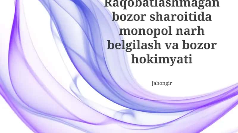 Monopolga qarshi ta'sirlar