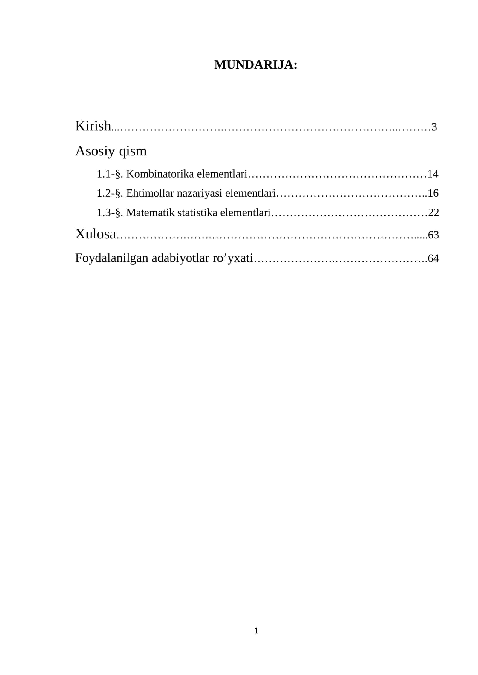 Matematika elementlari