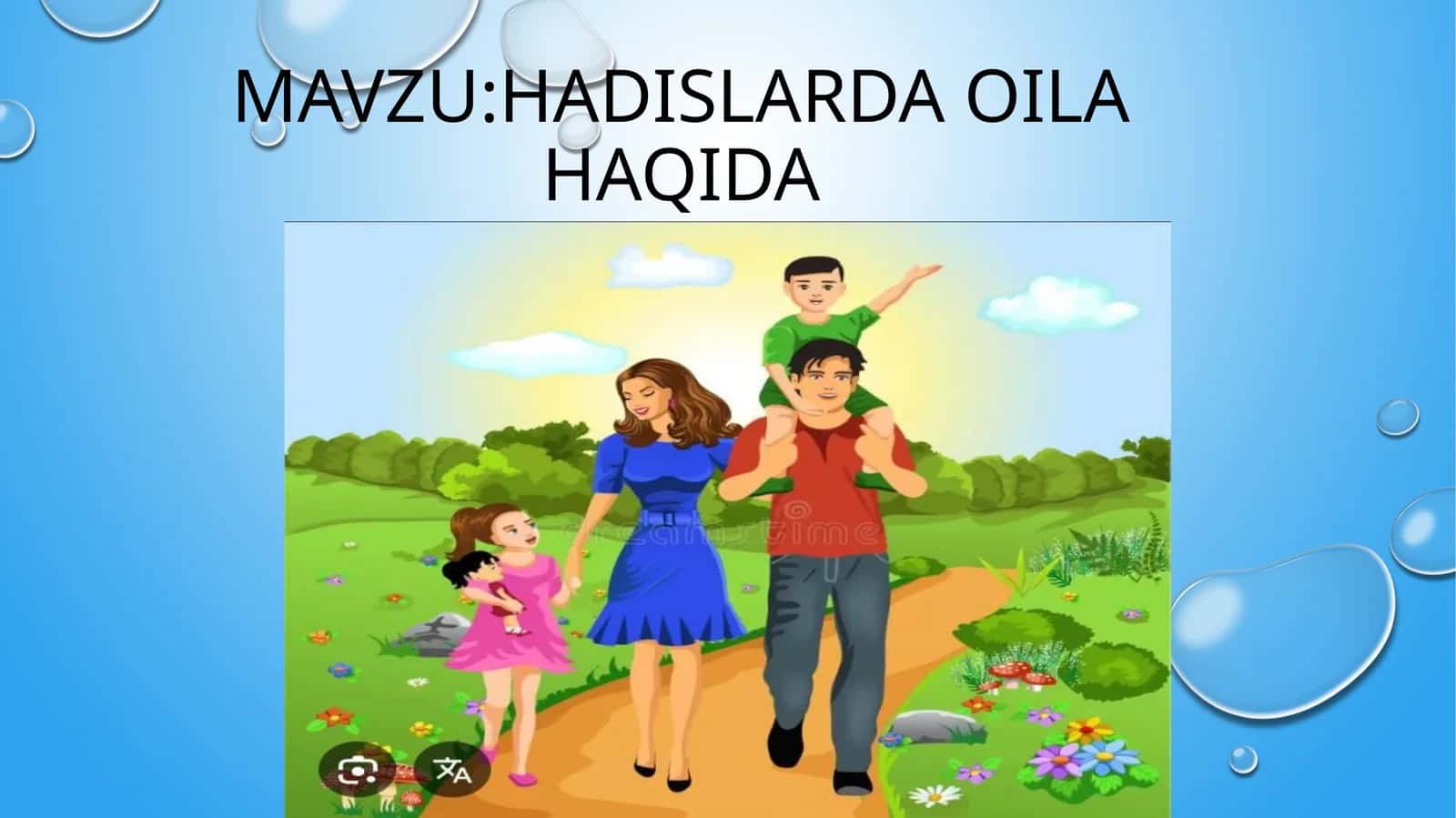 Hadislarda oila haqida