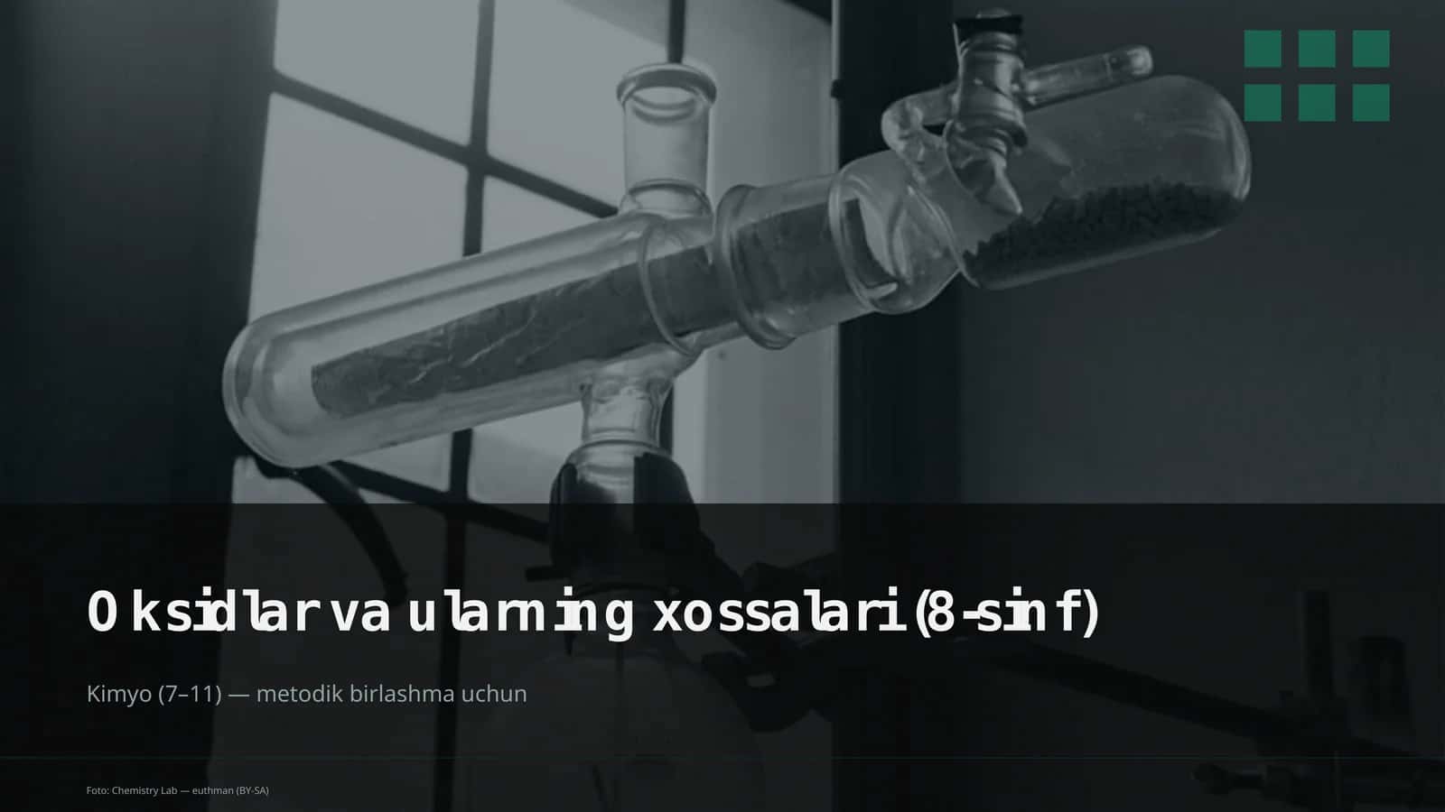 Oksidlar va ularning xossalari (8-sinf)