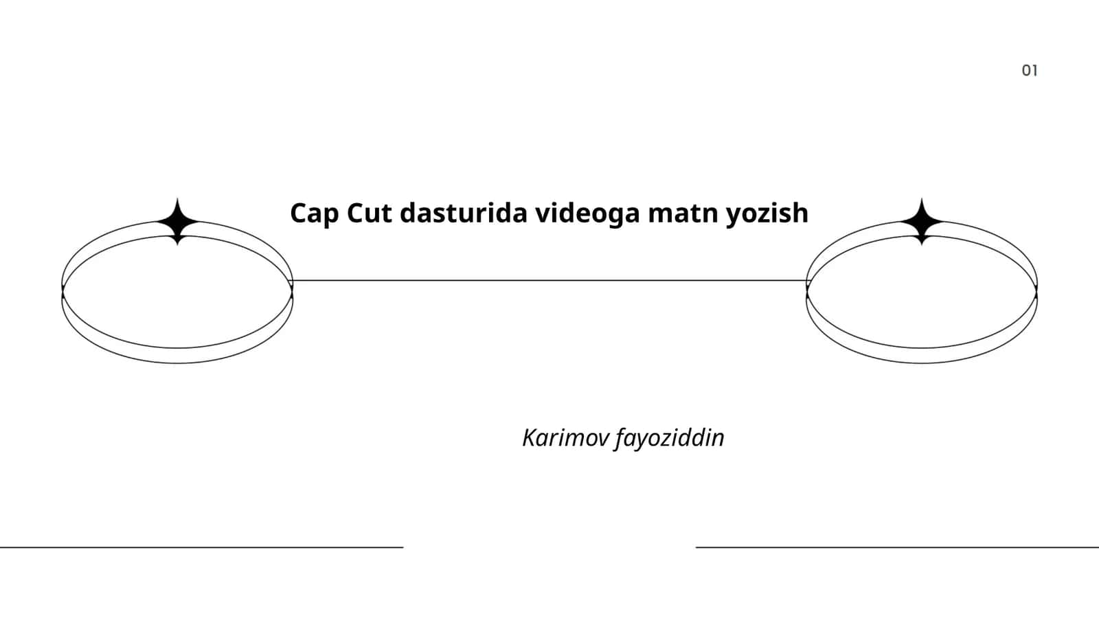 Cap Cut dasturida videoga matn yozish