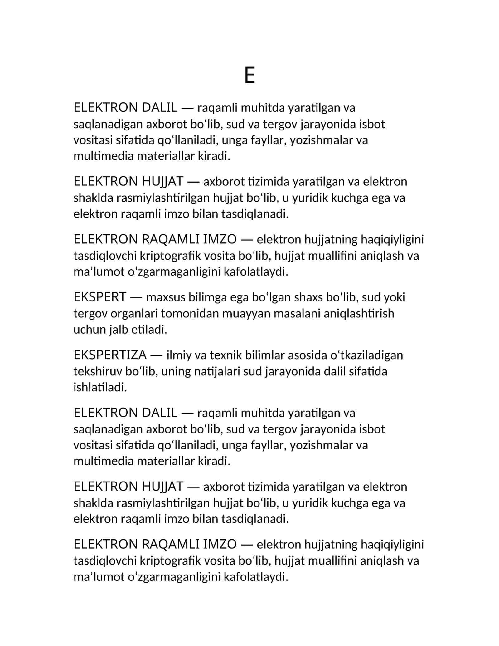 ELEKTRON DALIL