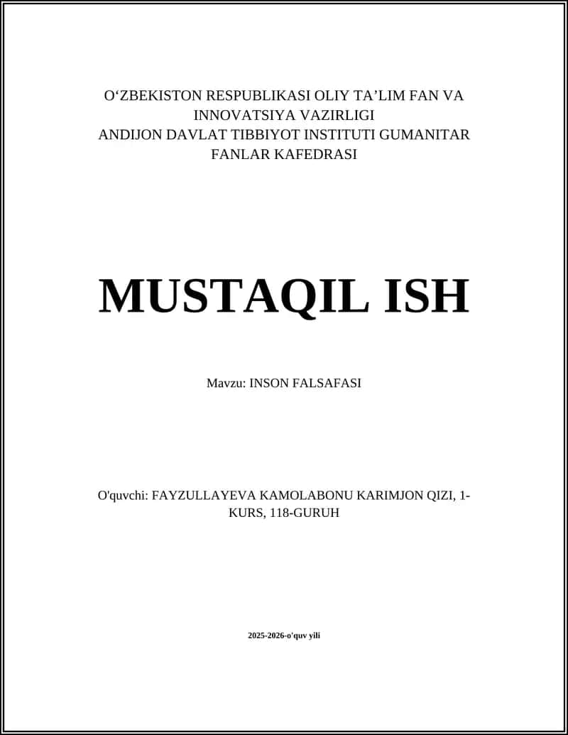 INSON FALSAFASI