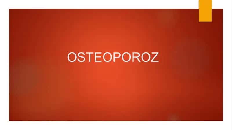 Osteoporoz