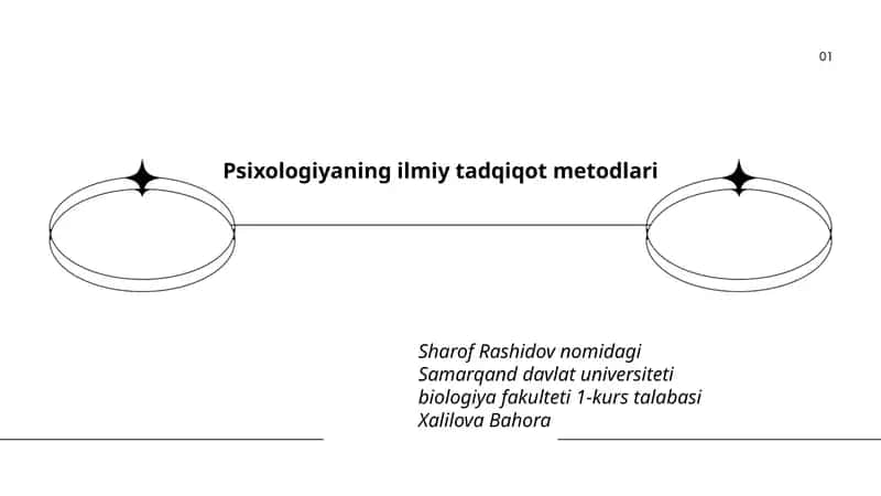 Psixologiyaning ilmiy tadqiqot metodlari