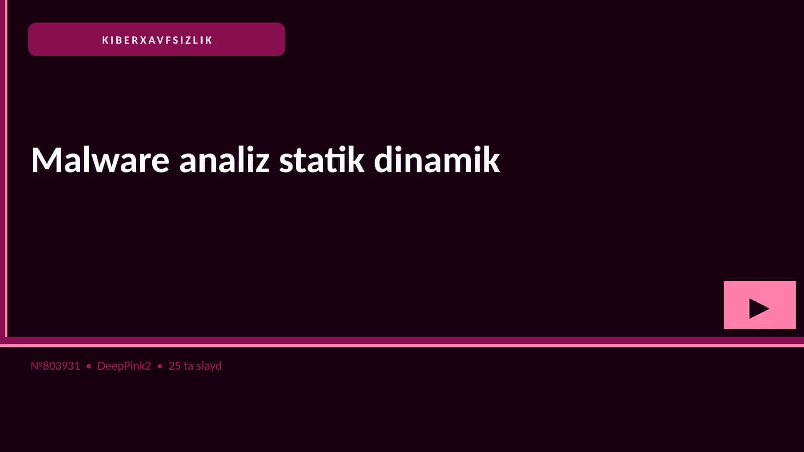 KIBERXAVFSIZLIK