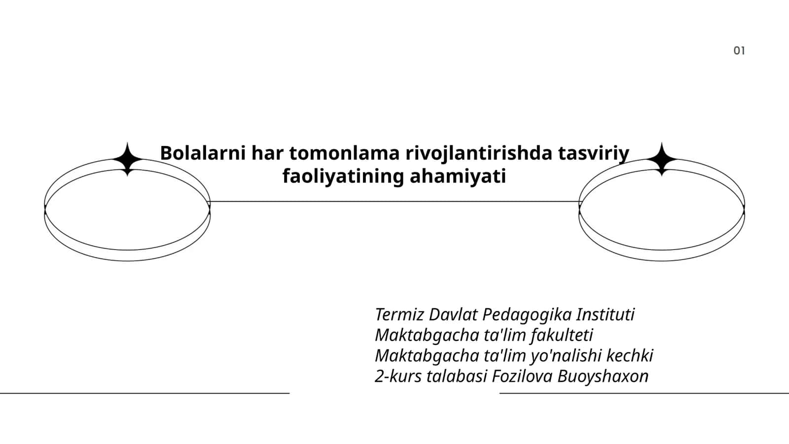 Tasviriy faoliyatning ahamiyati