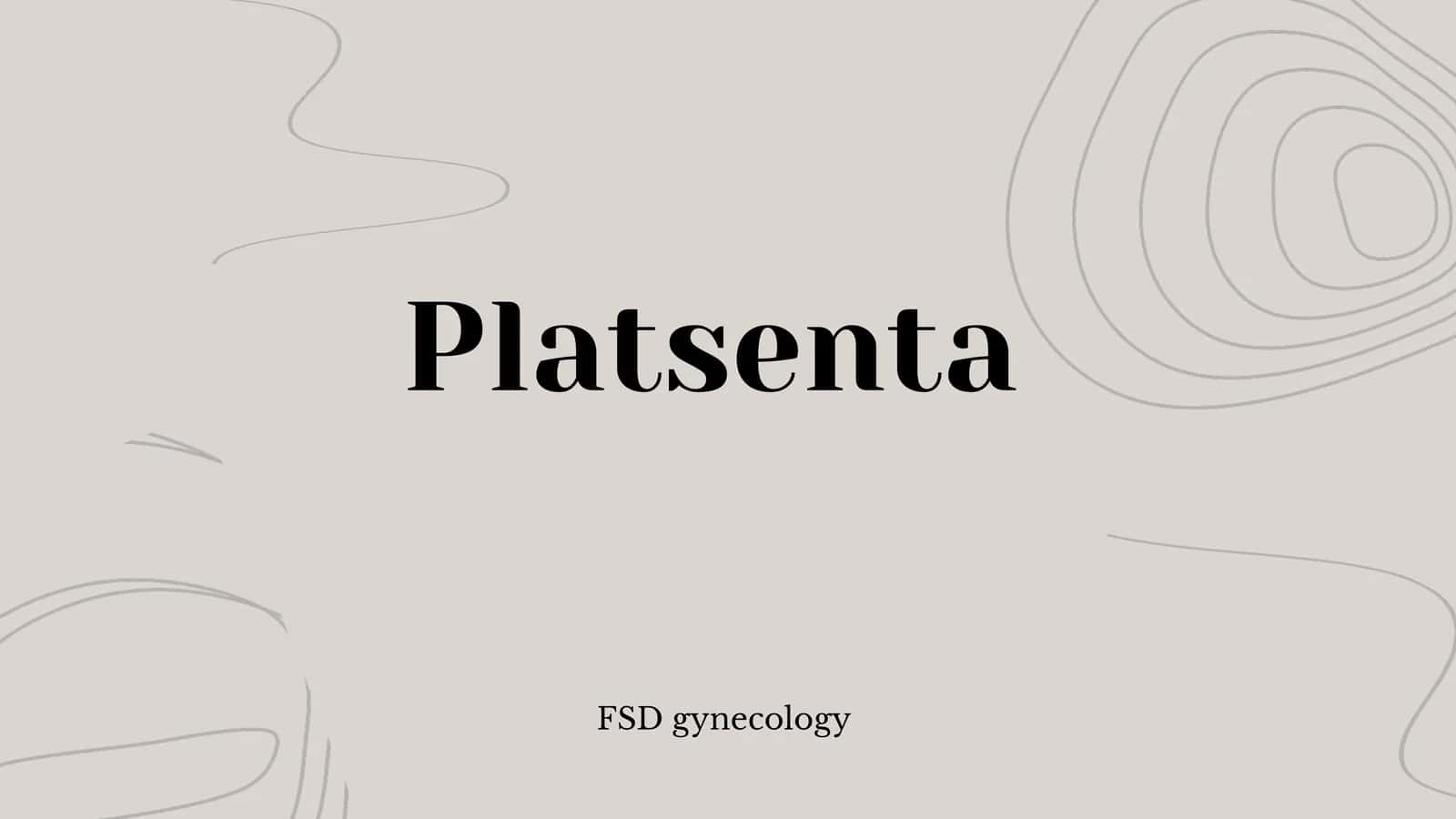Platsenta
