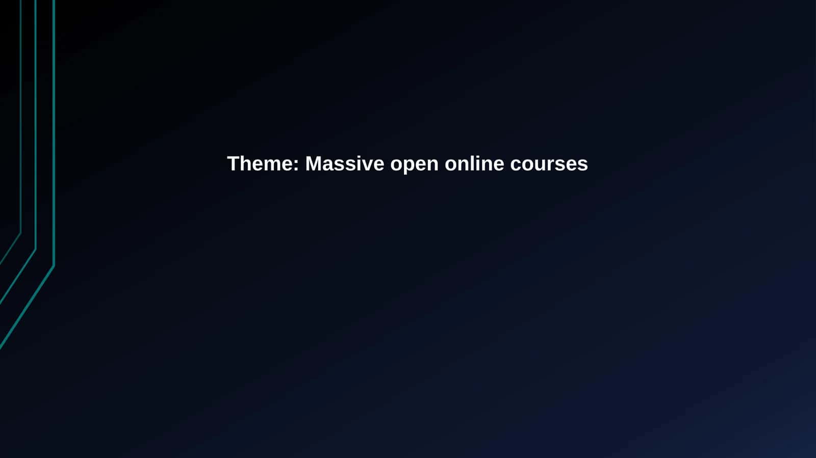 MOOCs: Definition, History, and Landscape