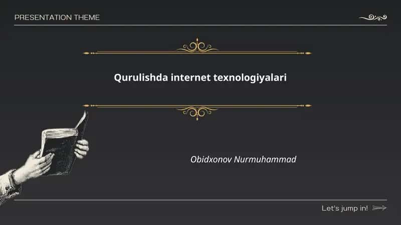 Qurilishda internet texnologiyalari