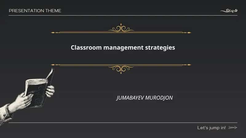 Classroom management strategies